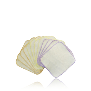 Avo & Cado zweilagige Flanellwaschlappen mit Frottee 12er Pack