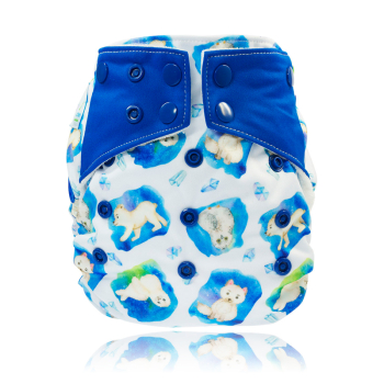 Blümchen All in One Bambus - Onesize