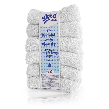 XKKO Organic Frottee Waschlappen 6er Pack