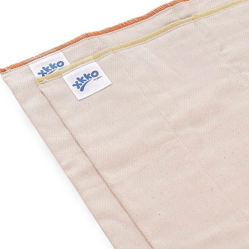 XKKO Organic Prefolds Bird Eye