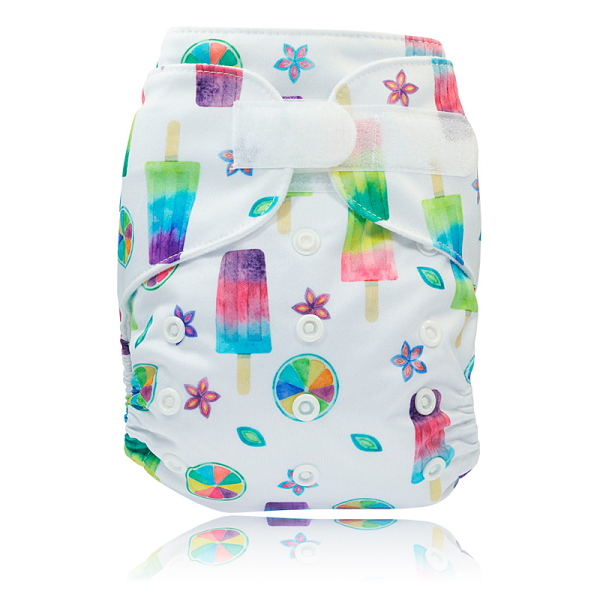 Blümchen Taschenwindel