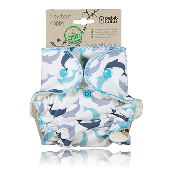 Petit Lulu Höschenwindel Newborn - Fluffy Organic