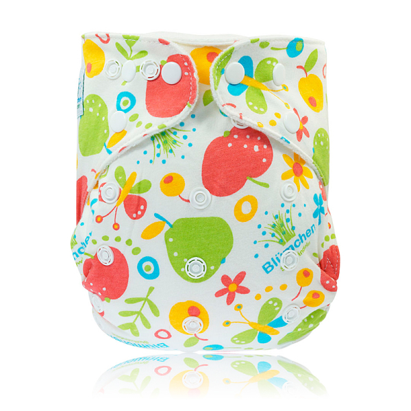 Blümchen Kuschelhöschenwindel slimfit - Onesize